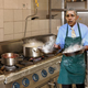 Illustration for article titled Obama Scrambling Around White House Kitchen Before State Dinner